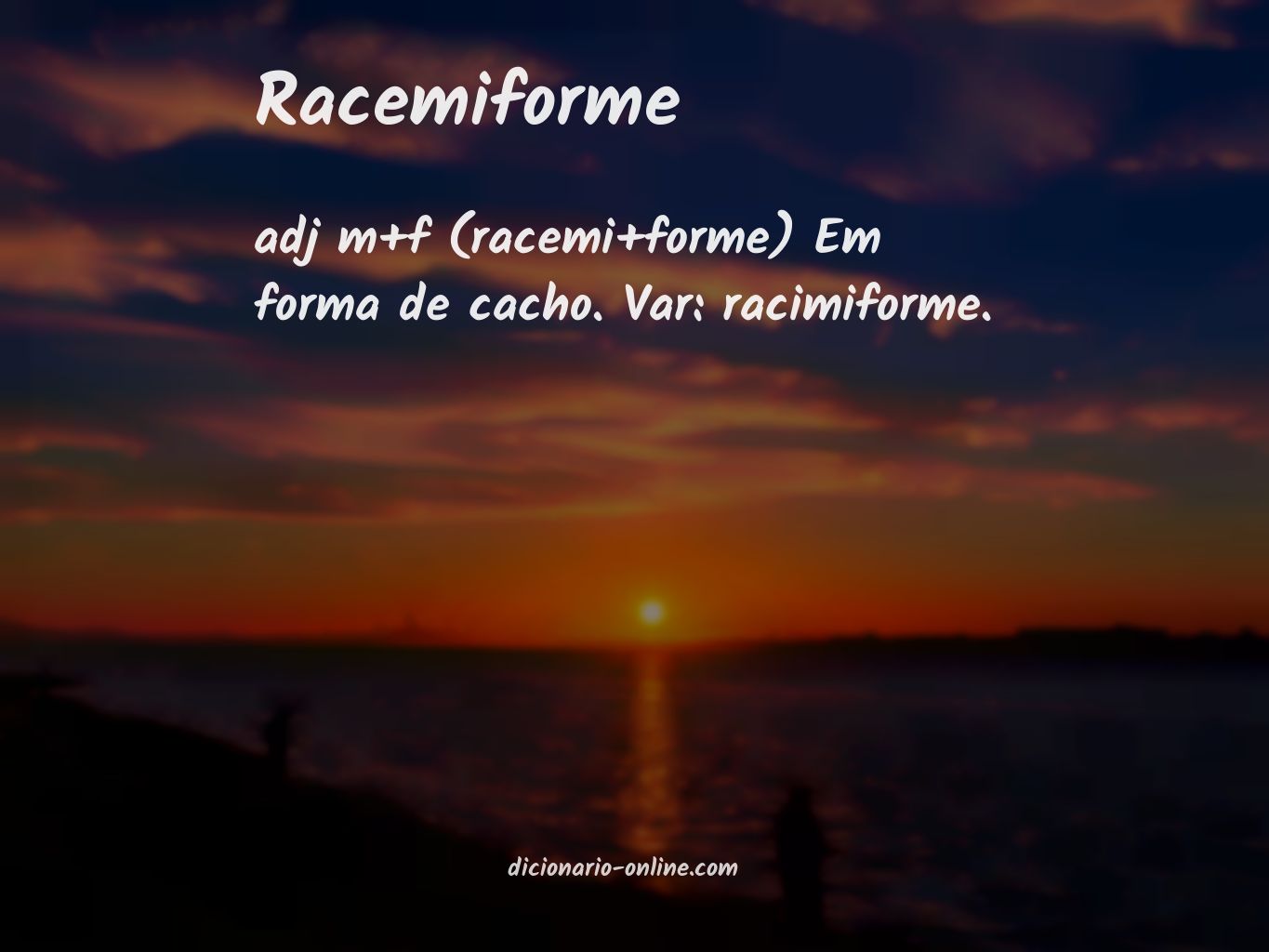 Significado de racemiforme