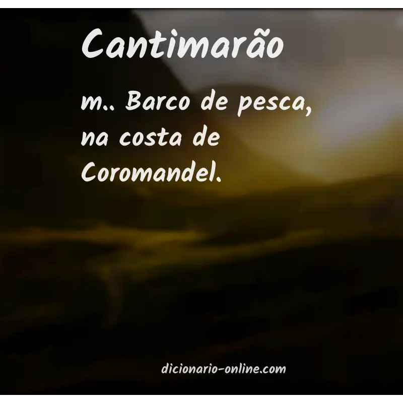 Significado de cantimarão