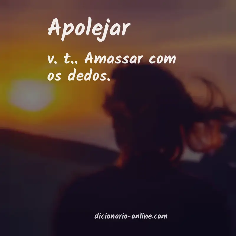 Significado de apolejar