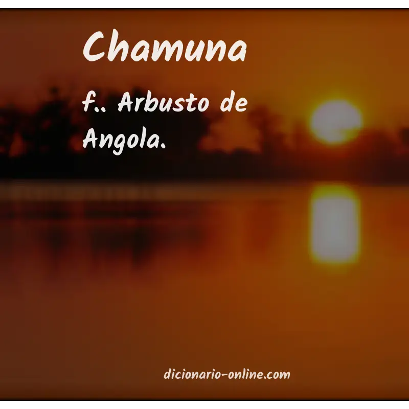 Significado de chamuna