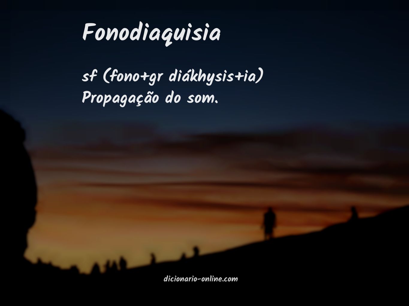 Significado de fonodiaquisia