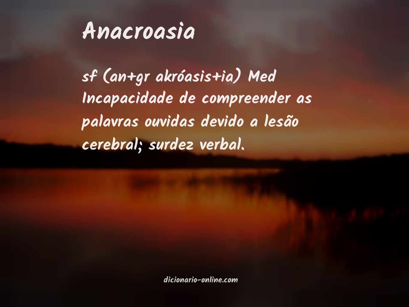 Significado de anacroasia