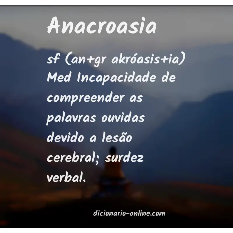 Significado de anacroasia