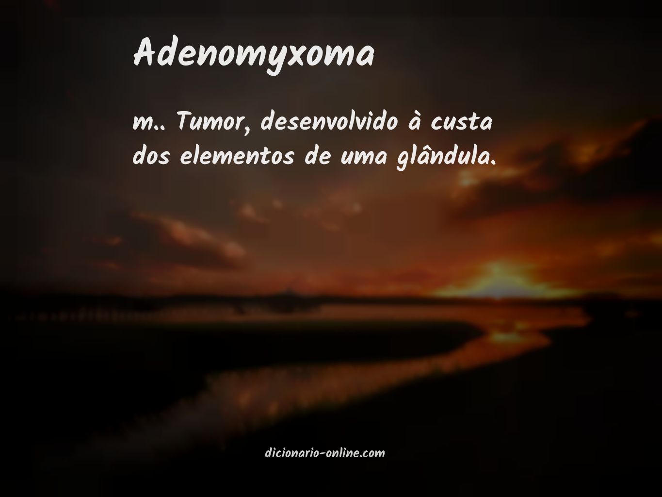 Significado de adenomyxoma