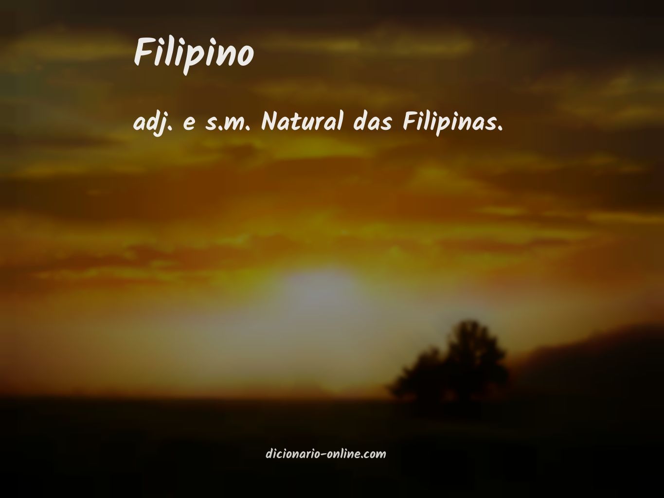 Significado de filipino