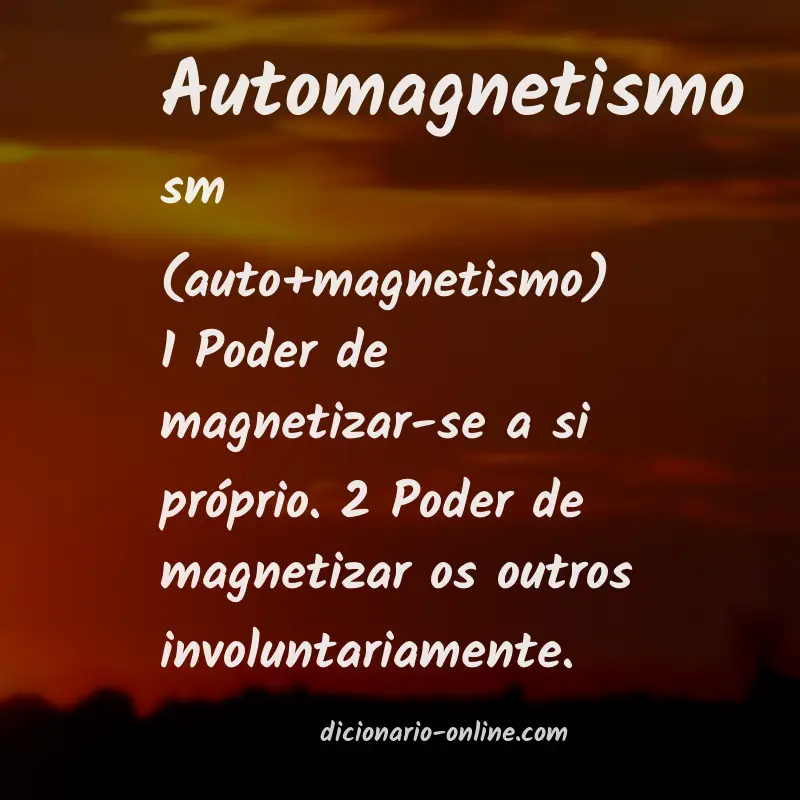 Significado de automagnetismo