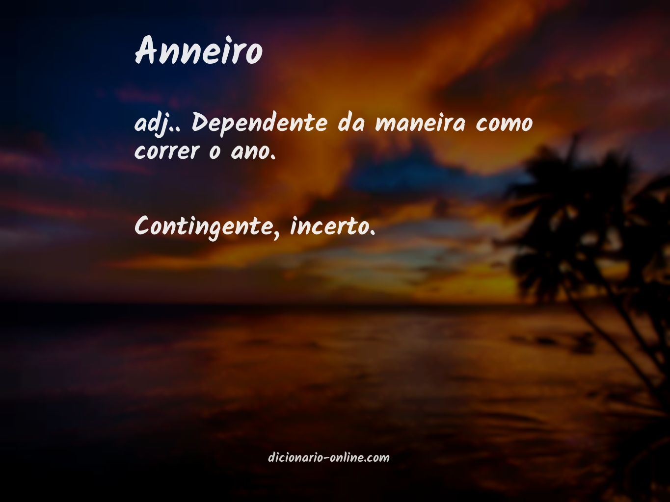 Significado de anneiro