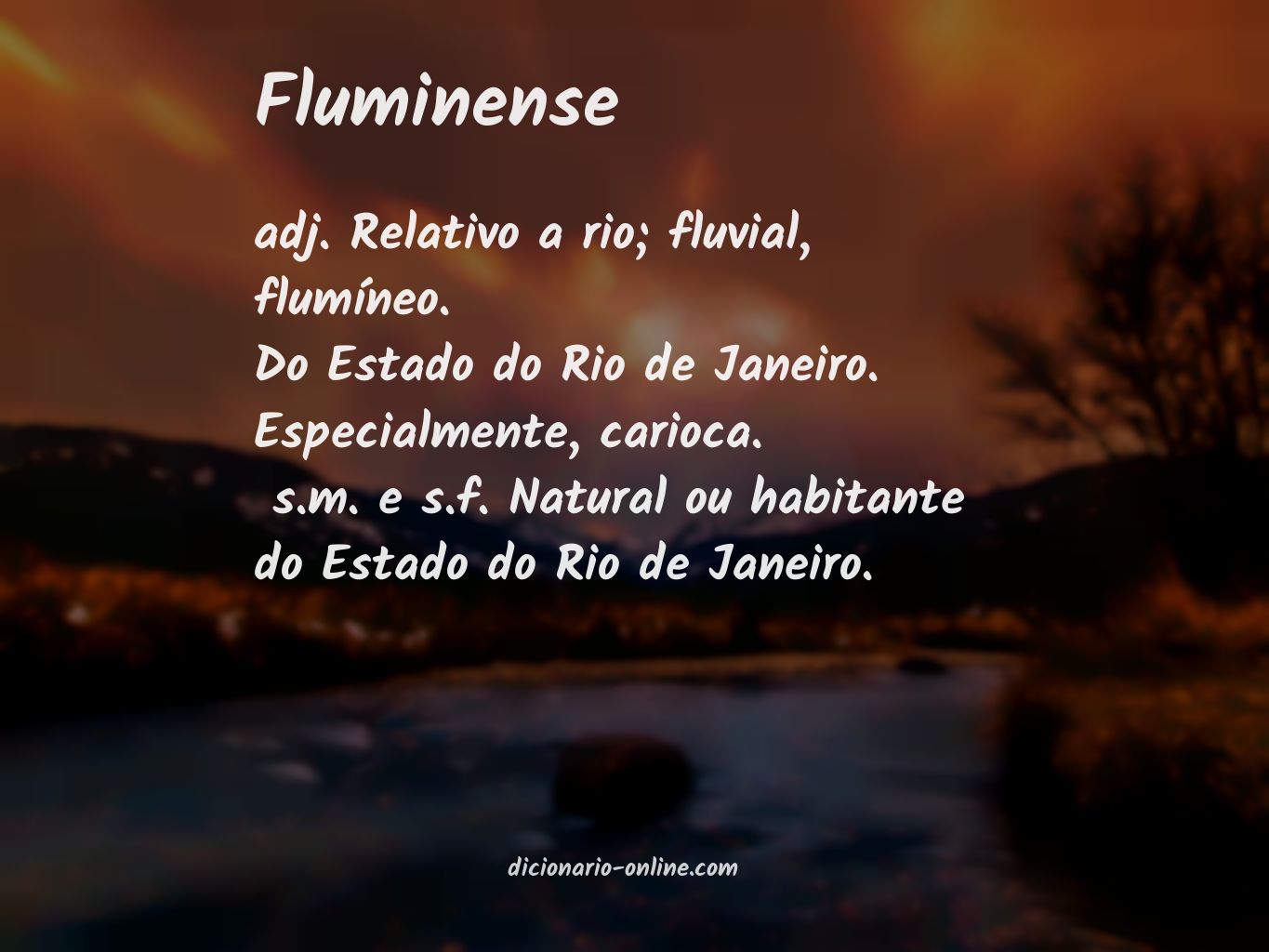 Significado de fluminense