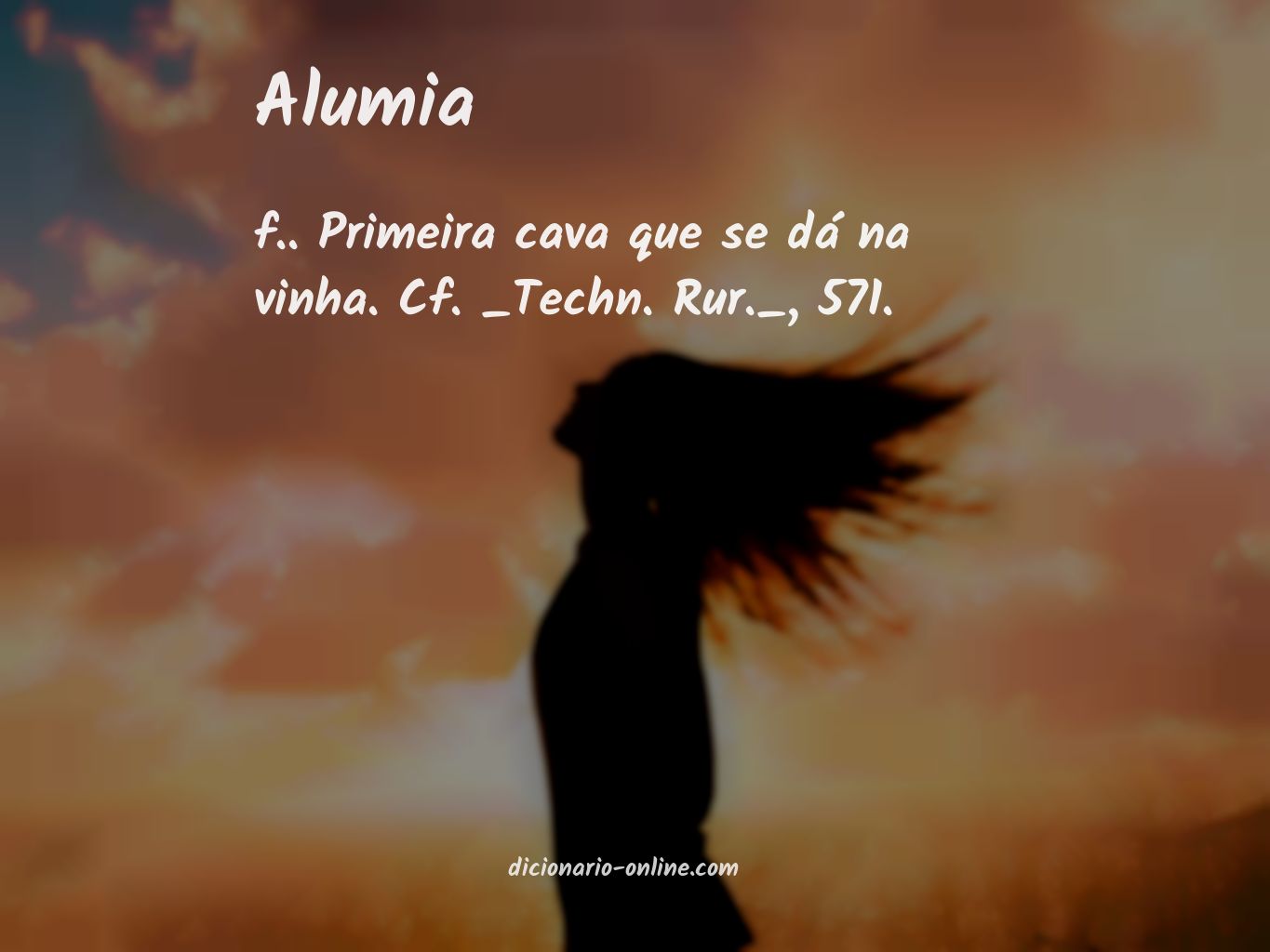 Significado de alumia