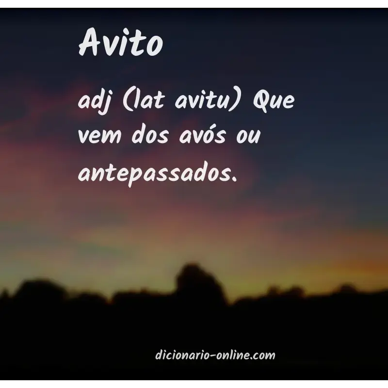 Significado de avito