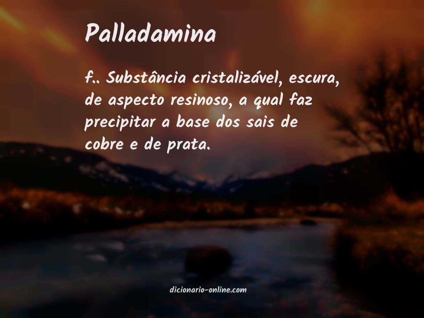 Significado de palladamina