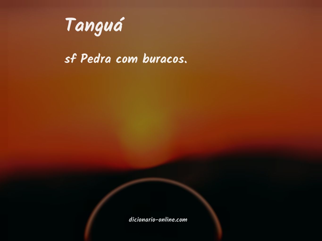 Significado de tanguá