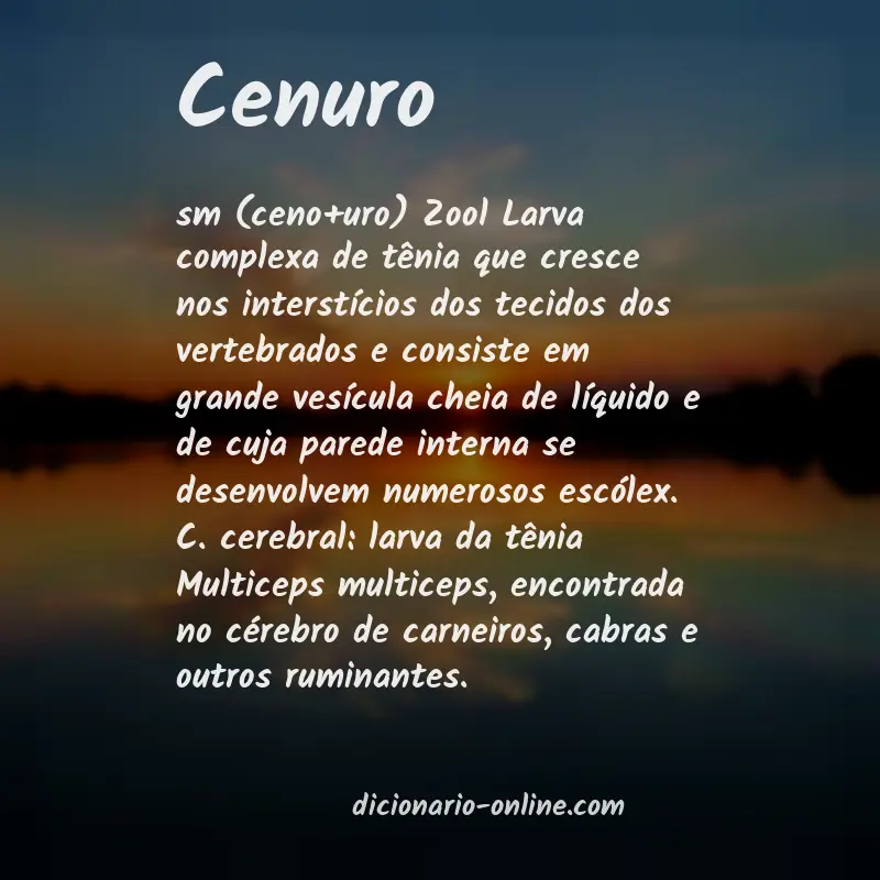 Significado de cenuro