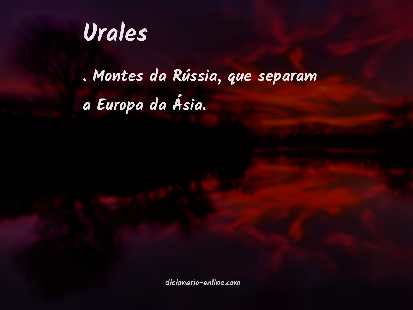 Significado de urales