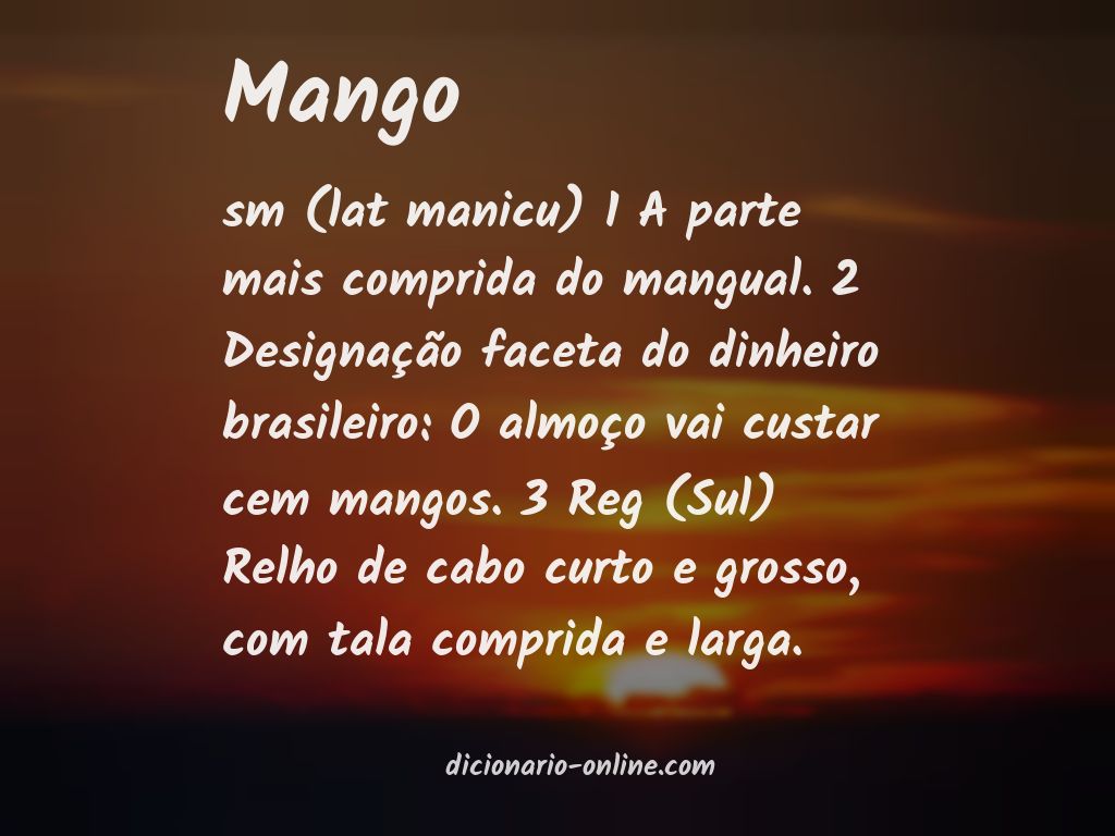 Significado de mango