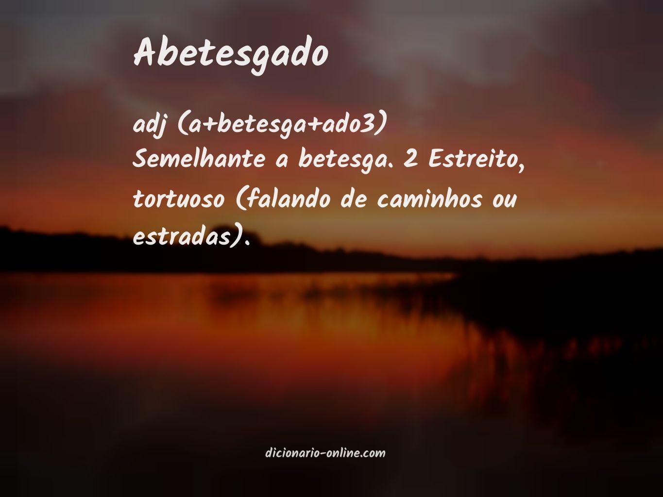 Significado de abetesgado