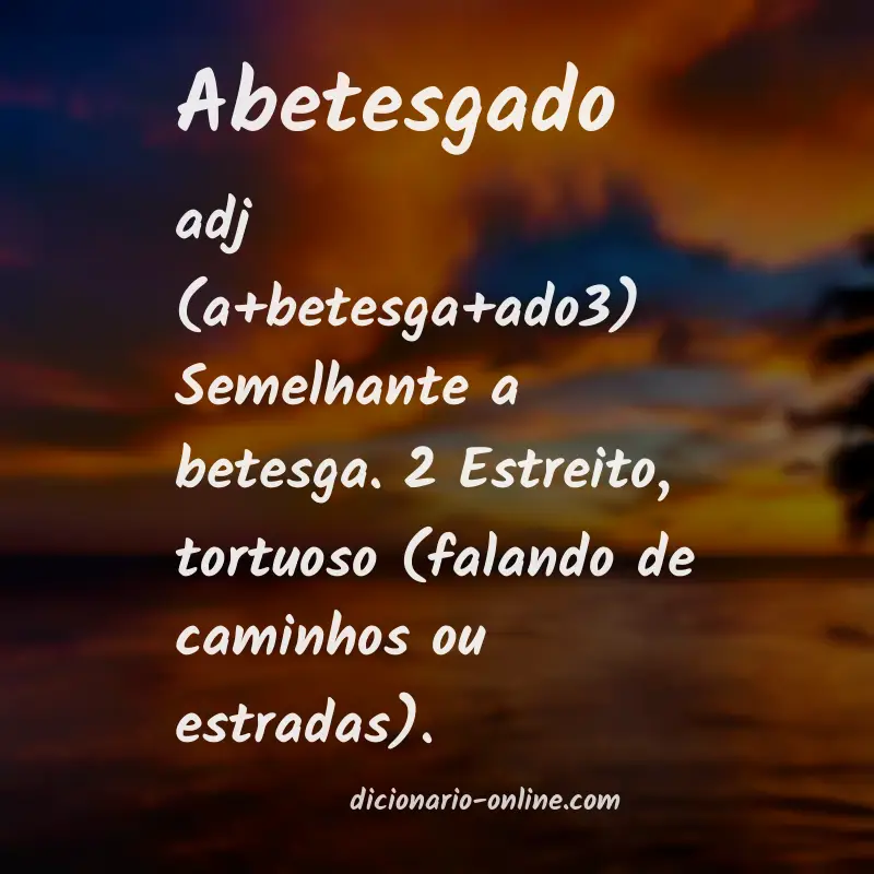 Significado de abetesgado