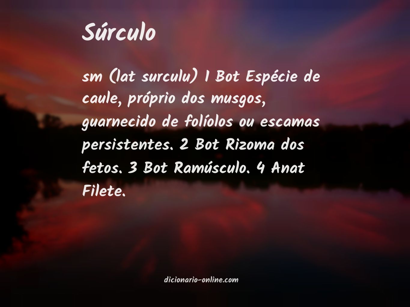 Significado de súrculo