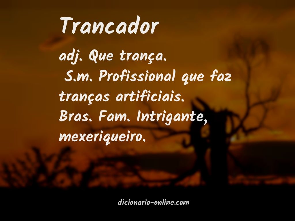 Significado de trancador