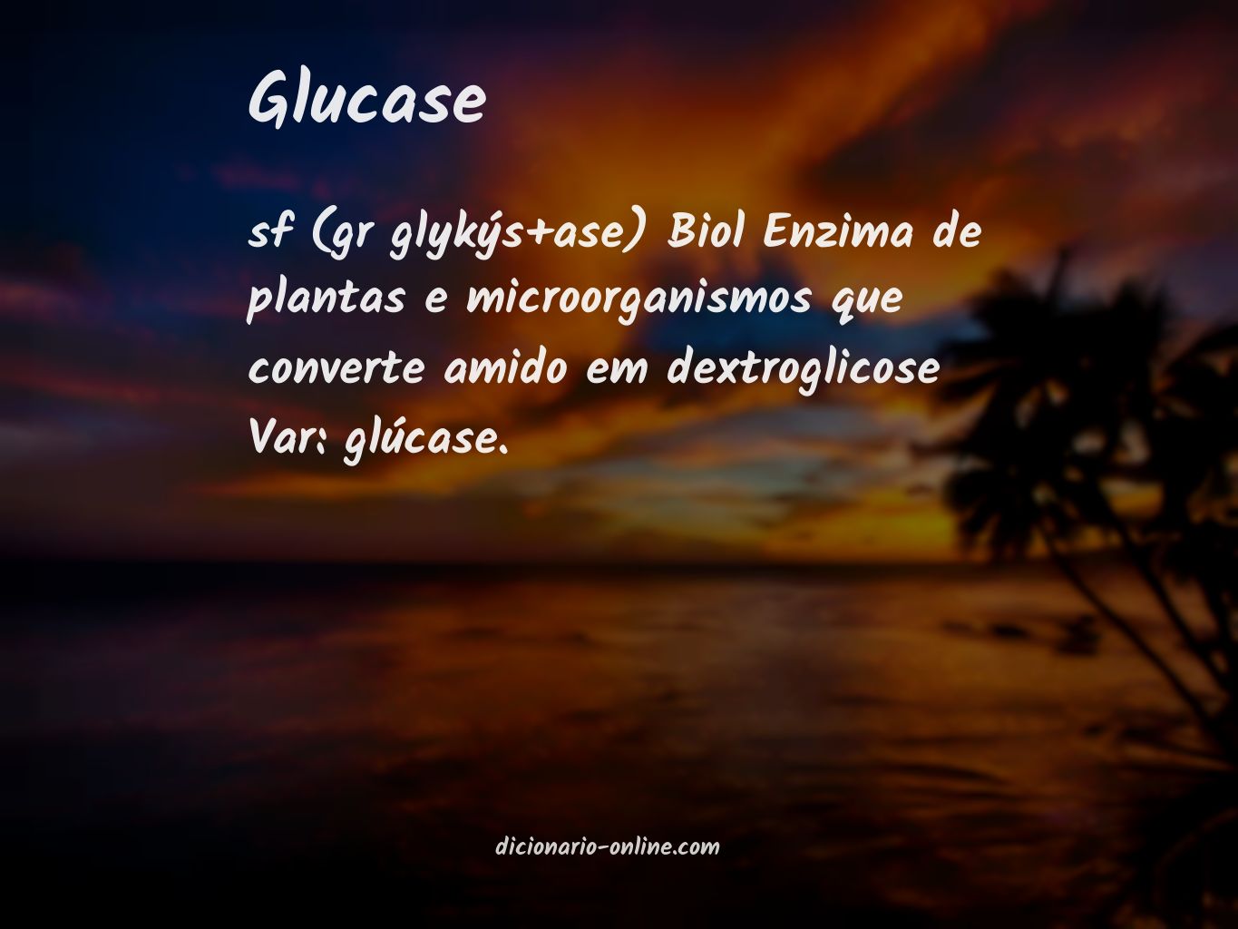 Significado de glucase