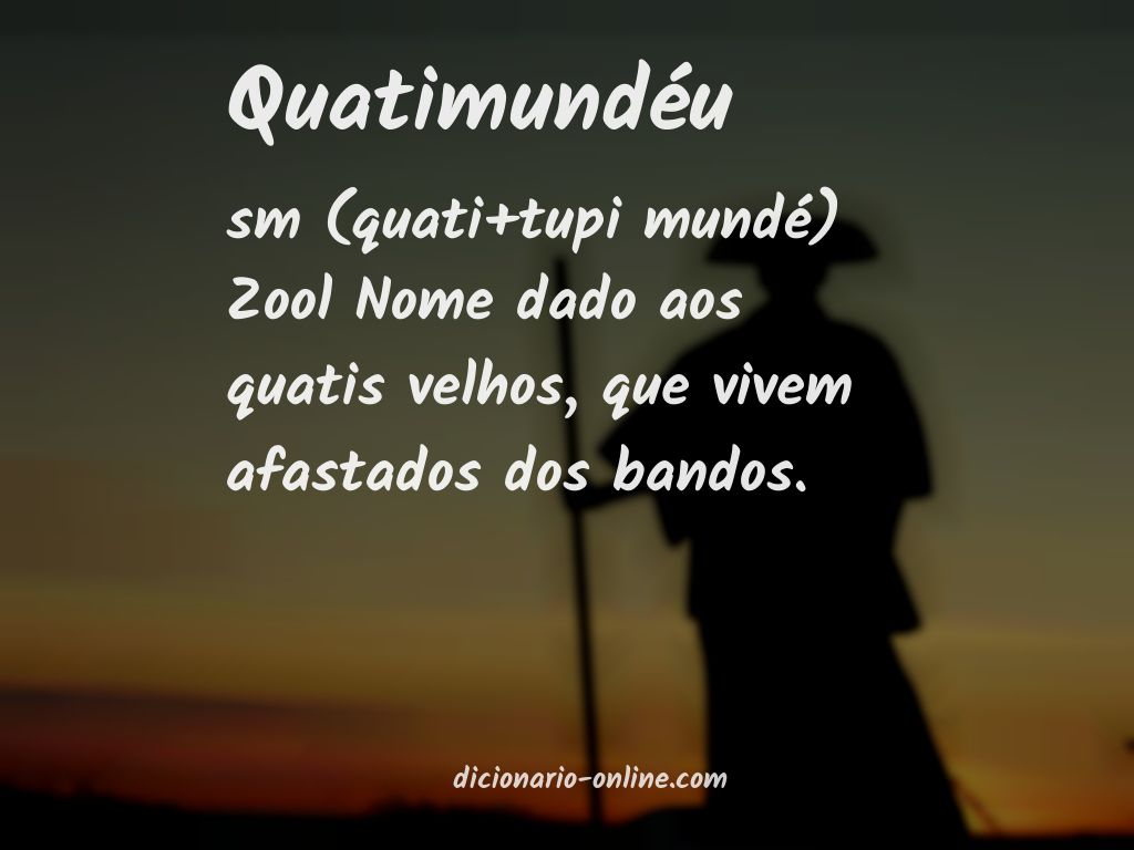 Significado de quatimundéu