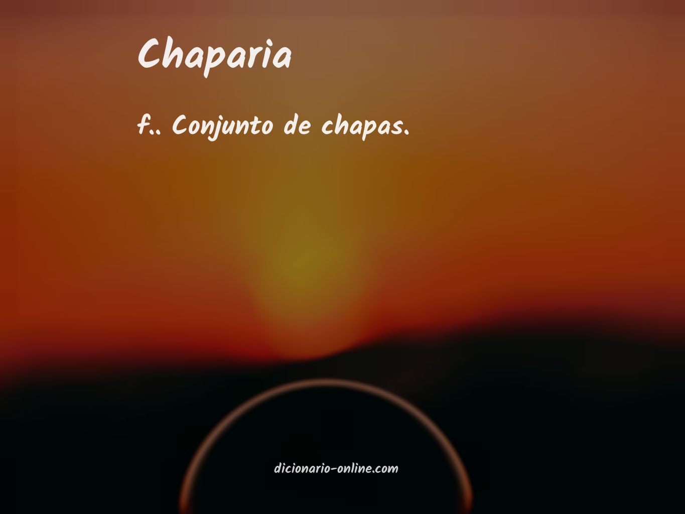 Significado de chaparia