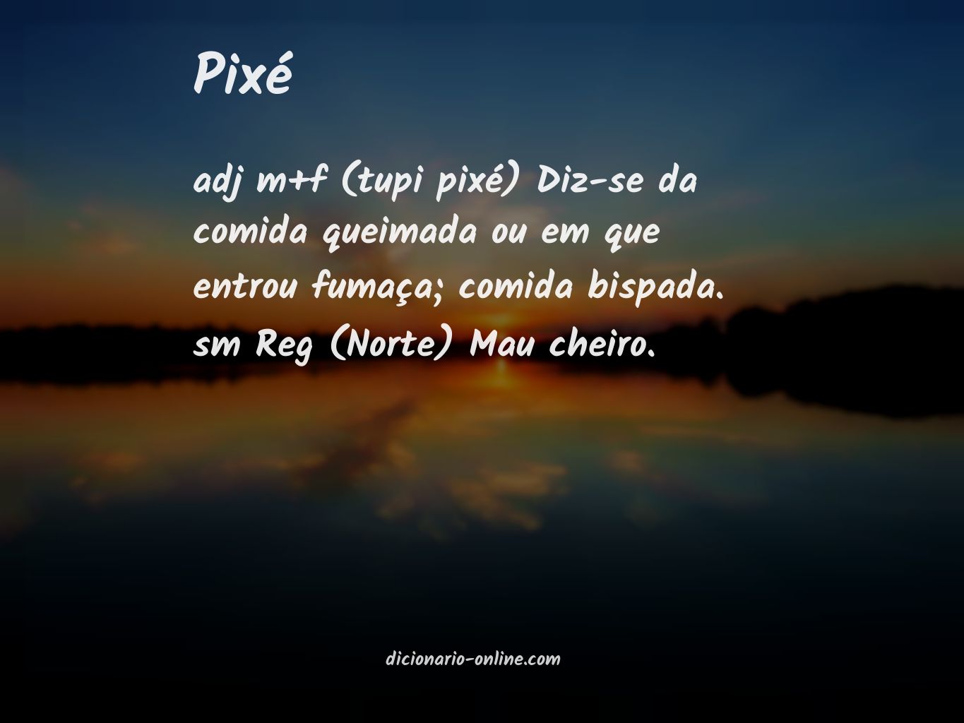 Significado de pixé