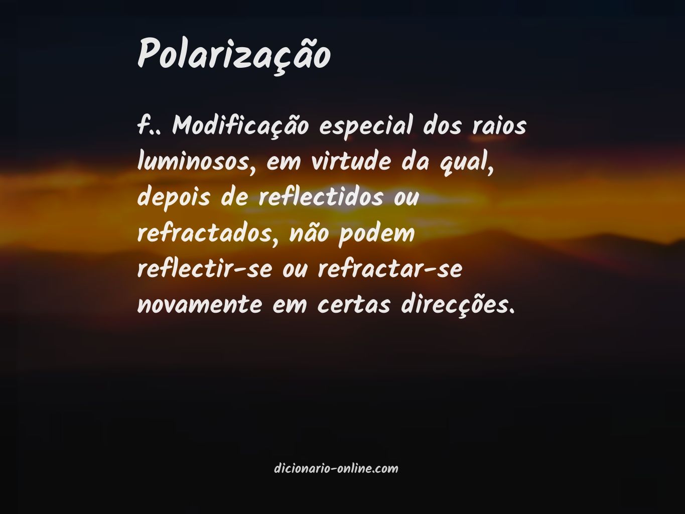 Significado de polarização