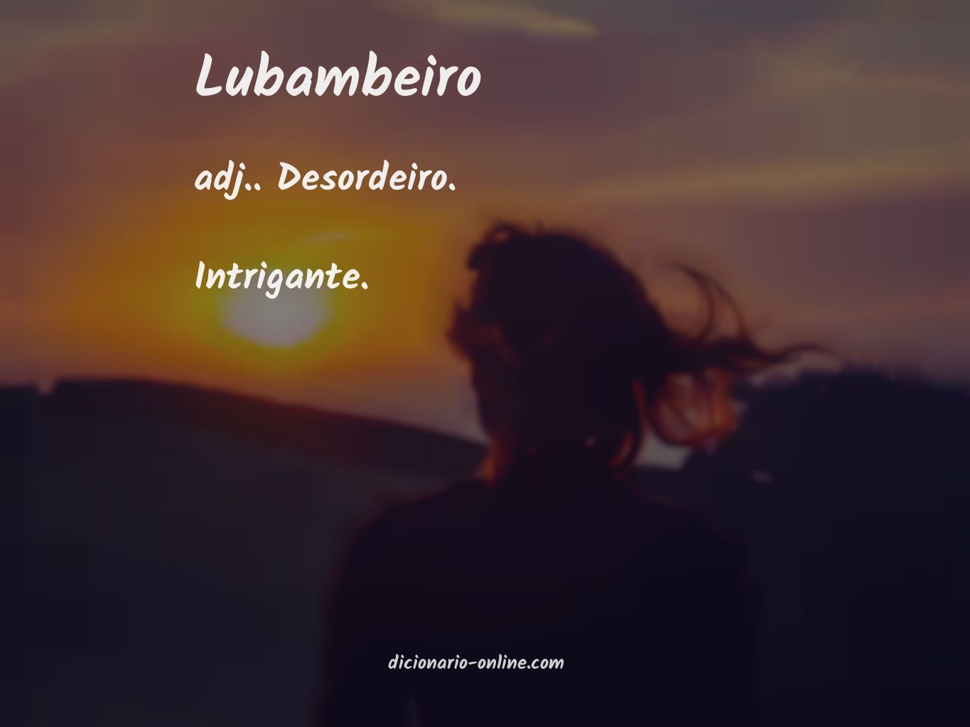 Significado de lubambeiro