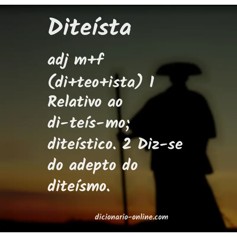 Significado de diteísta