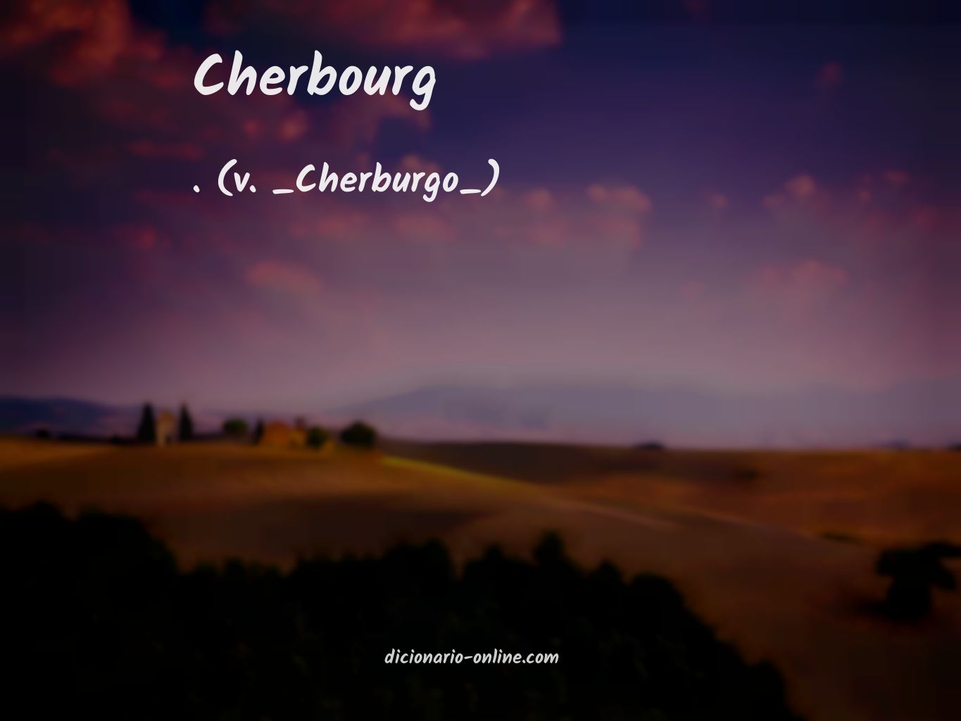 Significado de cherbourg