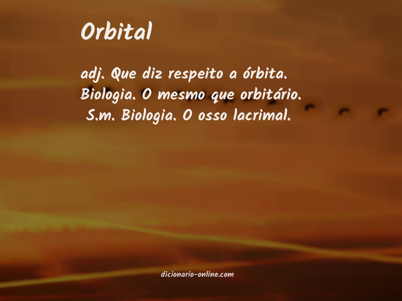 Significado de orbital