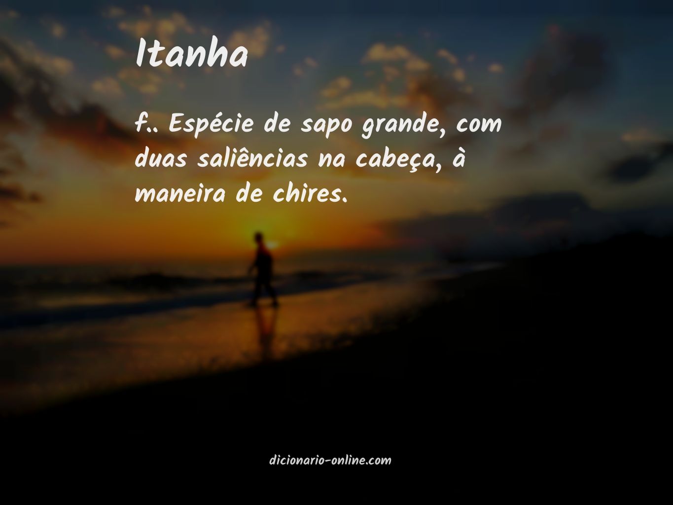 Significado de itanha