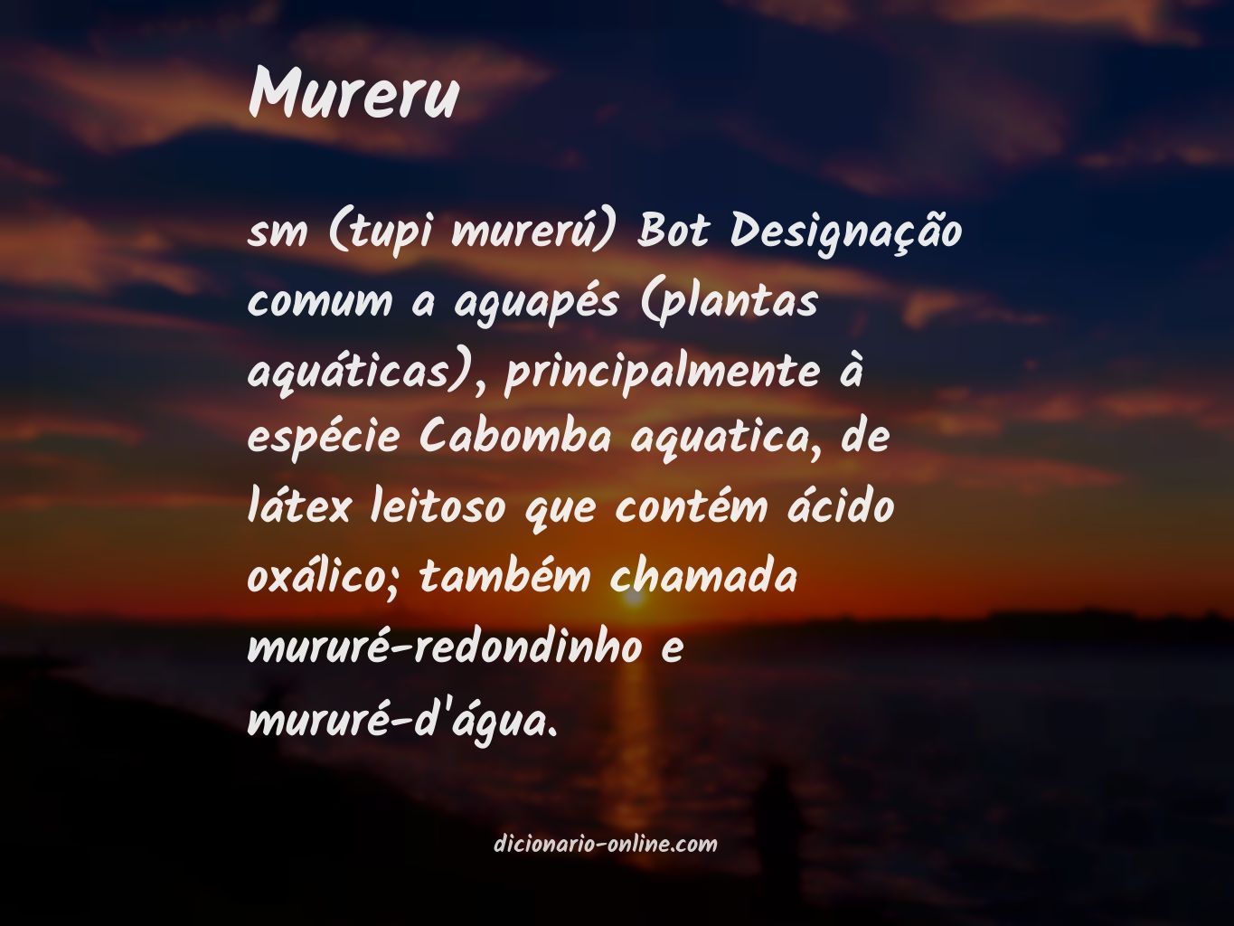 Significado de mureru