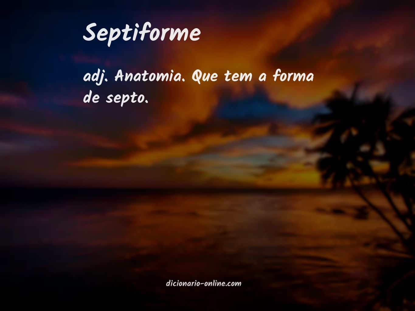 Significado de septiforme