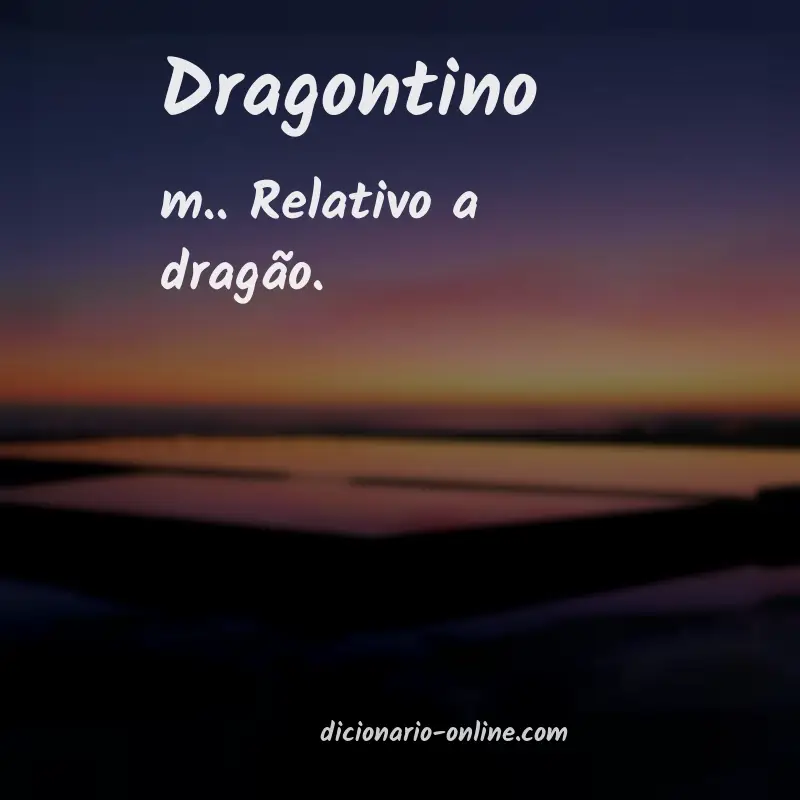 Significado de dragontino