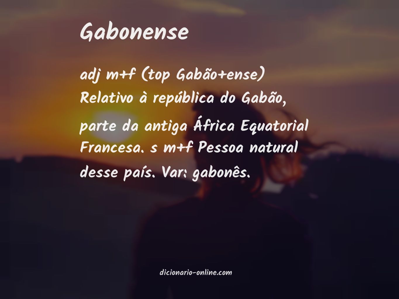 Significado de gabonense