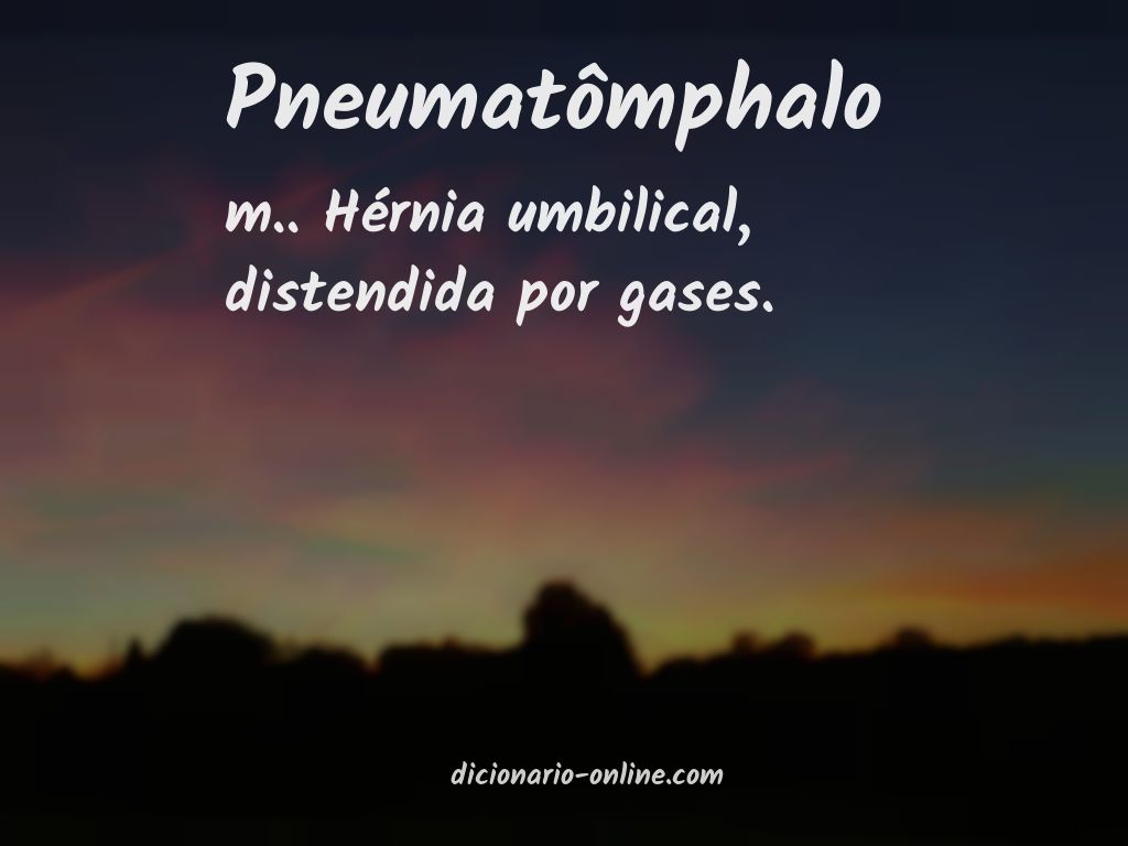 Significado de pneumatômphalo