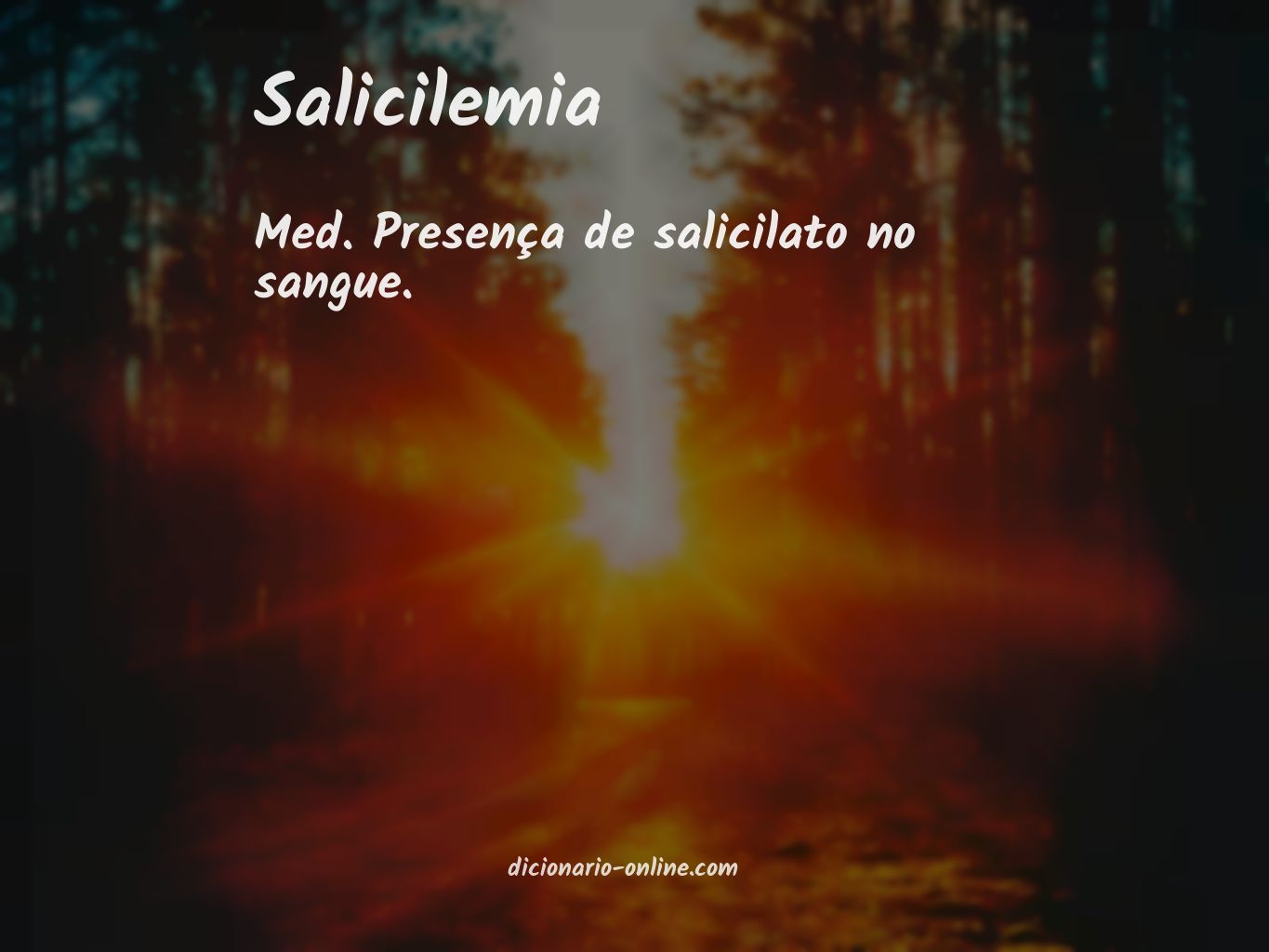 Significado de salicilemia