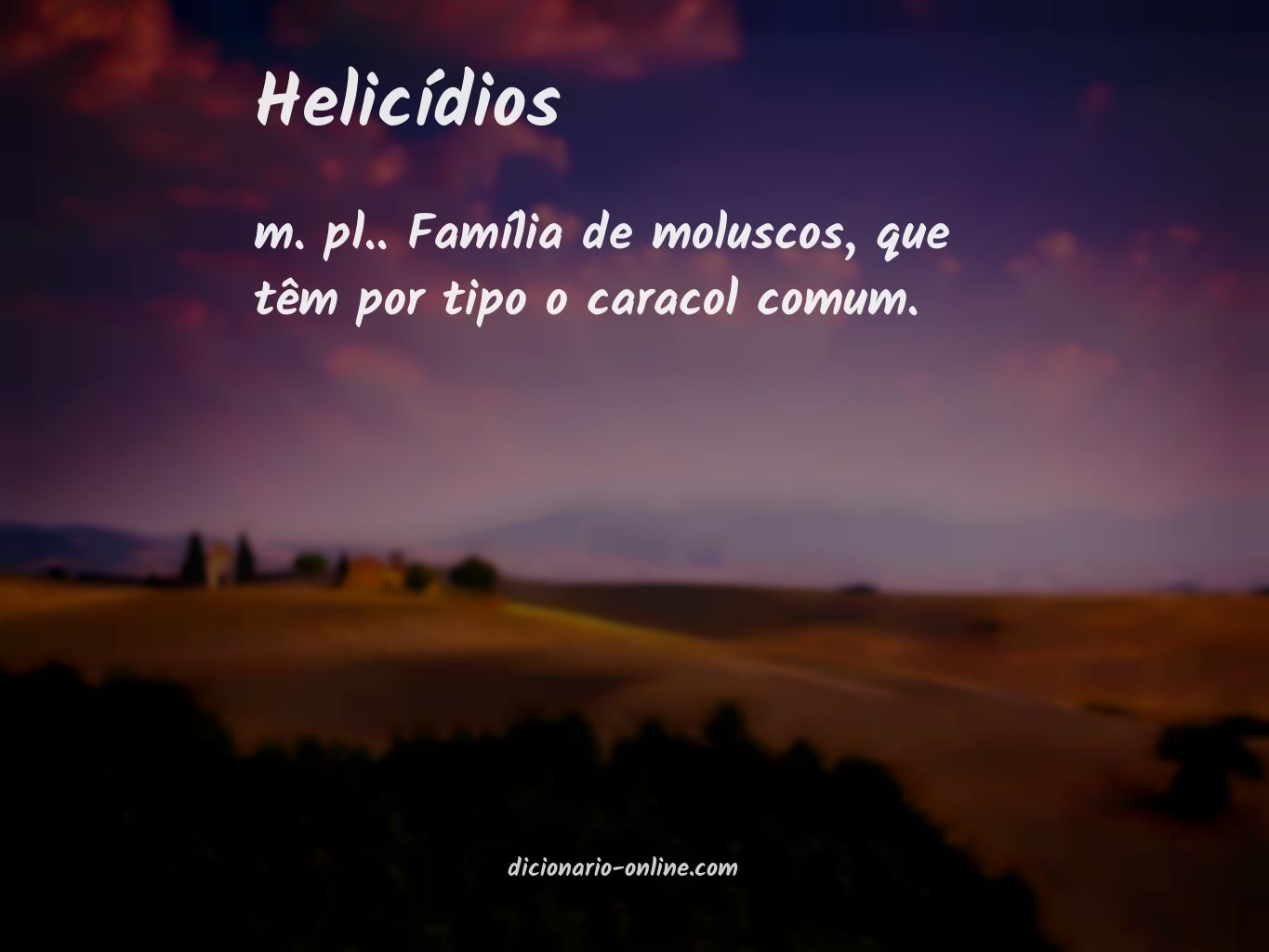 Significado de helicídios