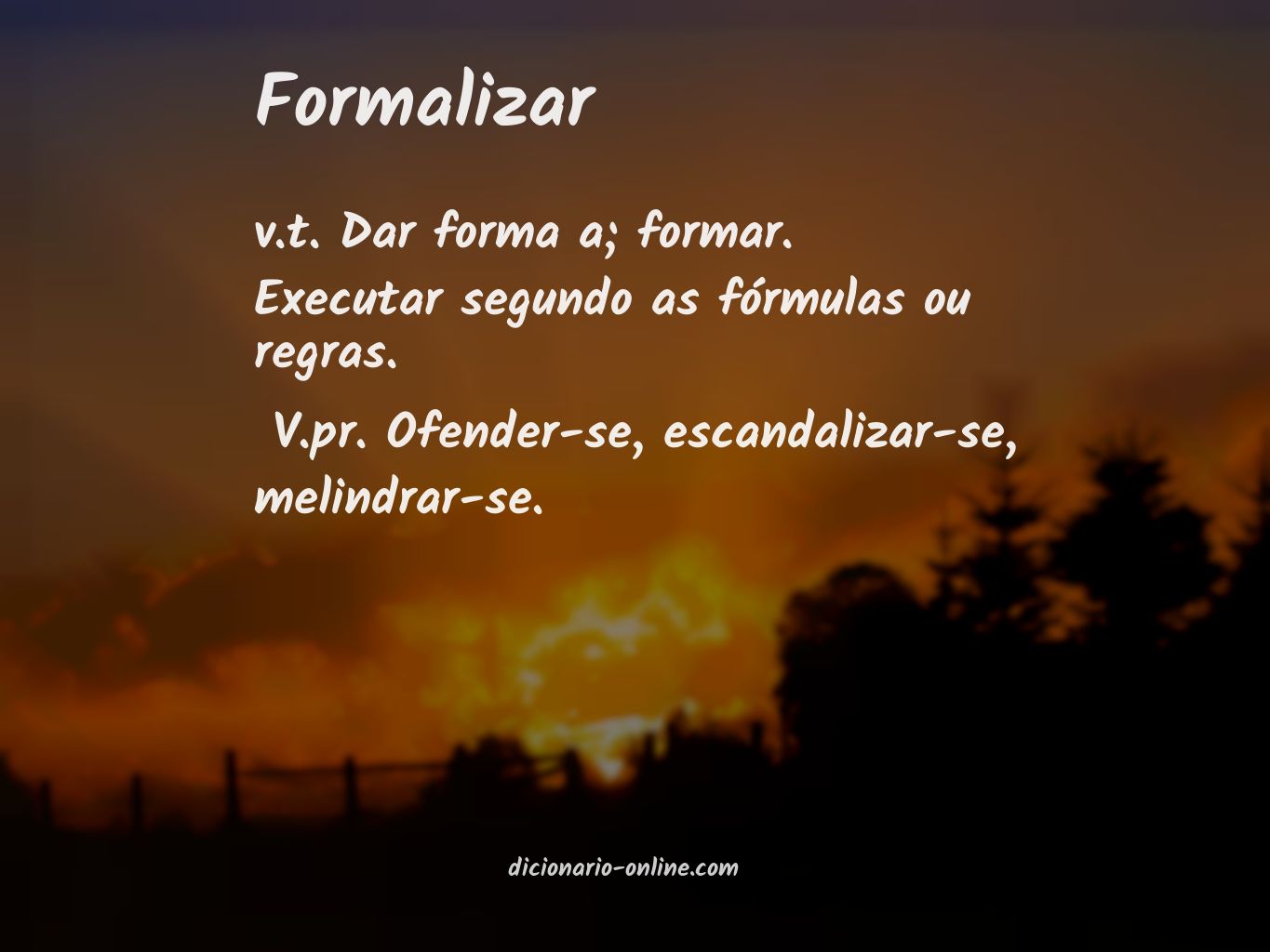 Significado de formalizar