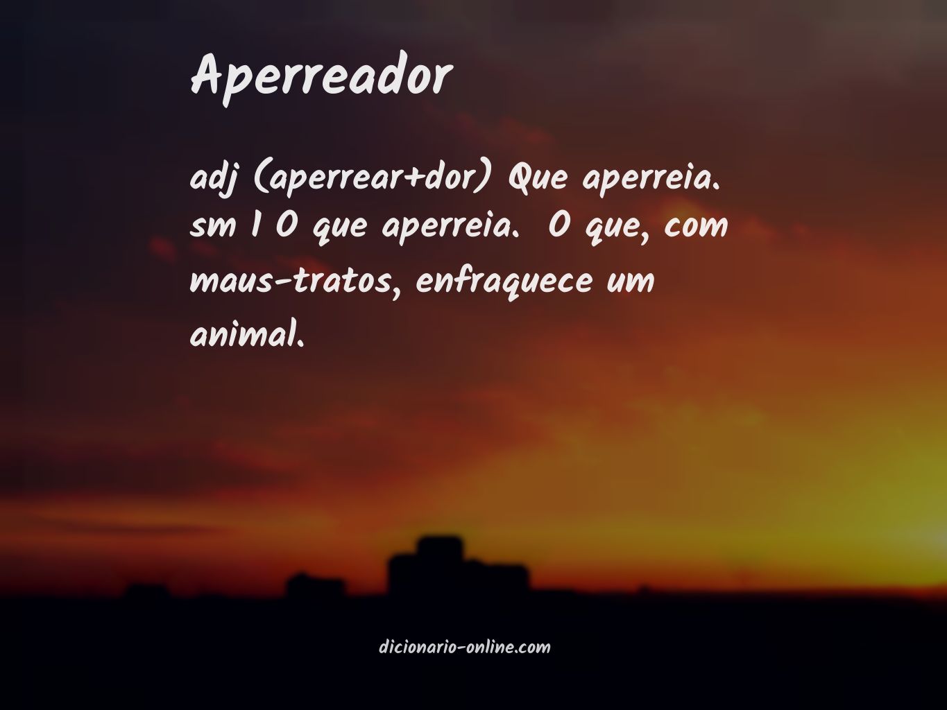 Significado de aperreador