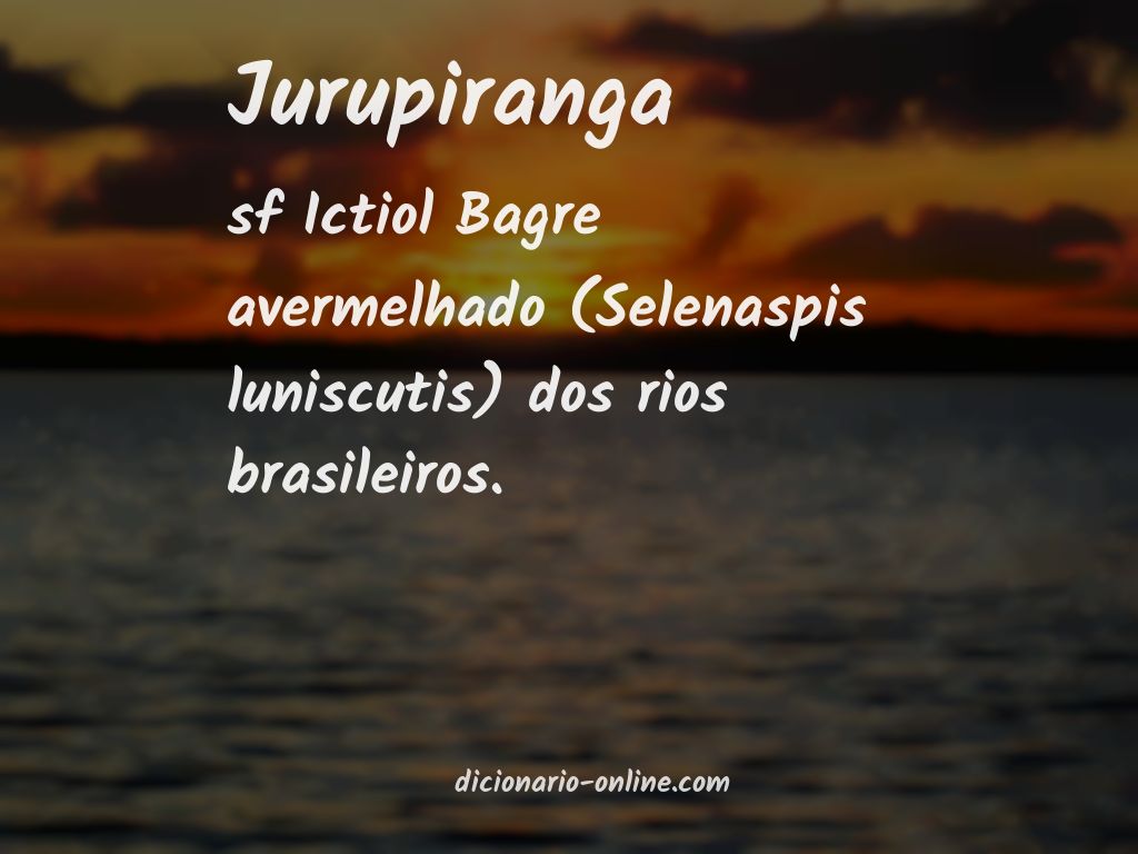 Significado de jurupiranga