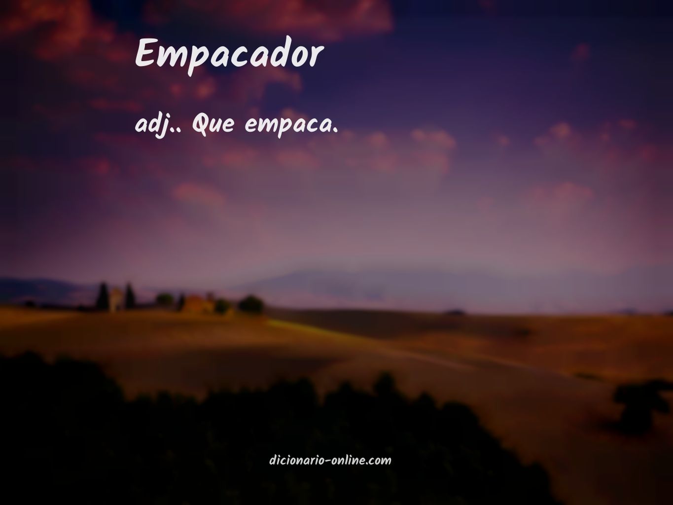 Significado de empacador