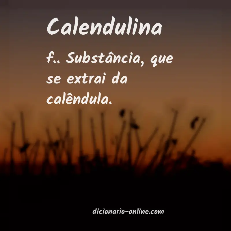 Significado de calendulina