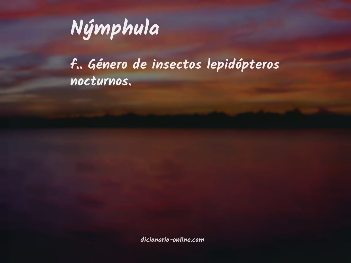 Significado de nýmphula