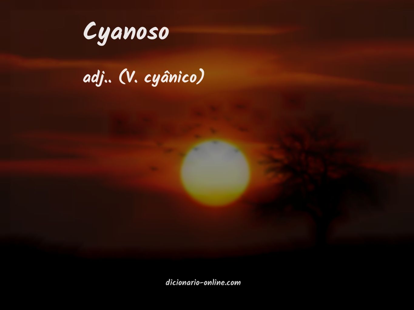 Significado de cyanoso