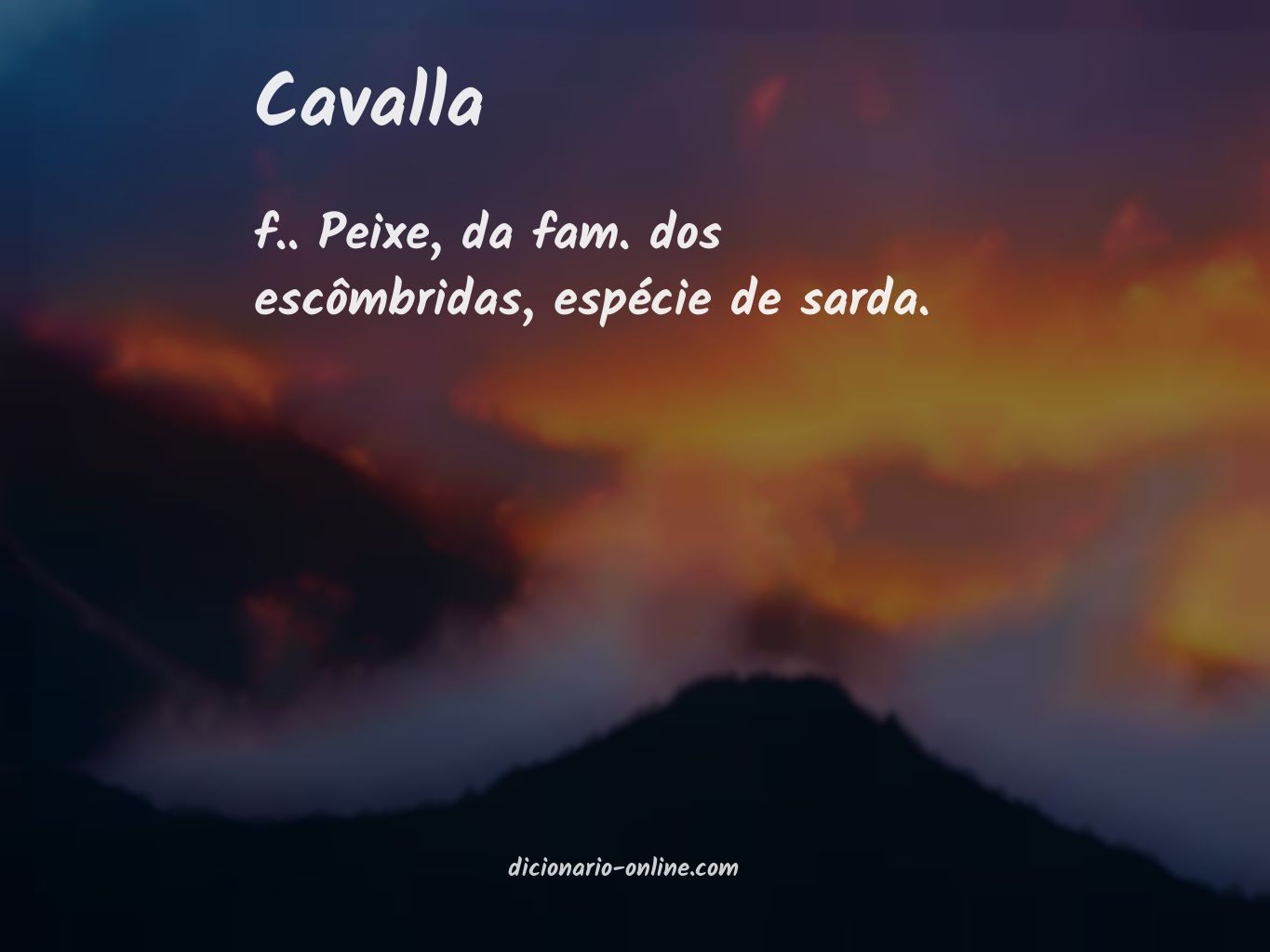 Significado de cavalla