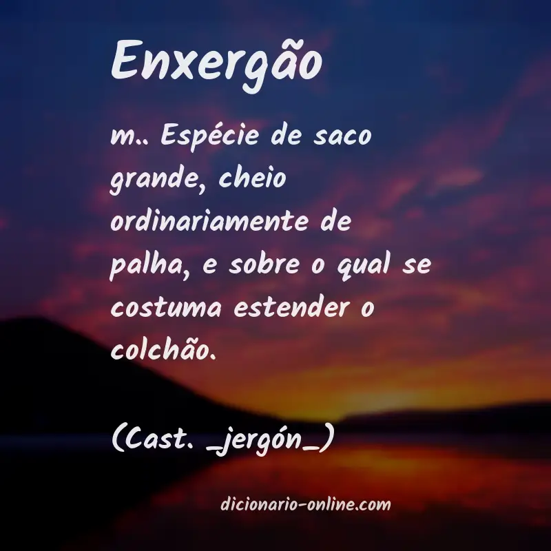 Significado de enxergão