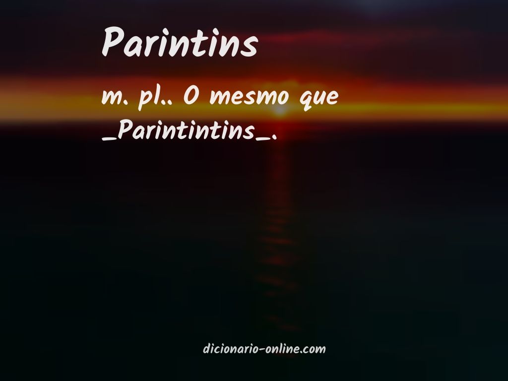 Significado de parintins